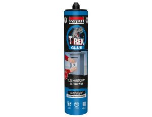 SOUDAL KLEJ MONTAŻOWY T-REX  BEZBARWNY 127047 310 ML